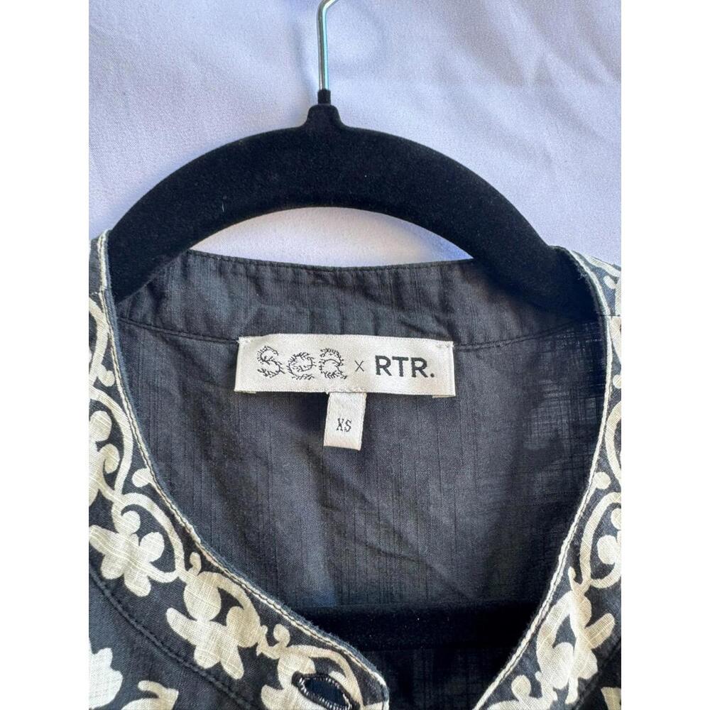 Sea NY x RTR Black Cotton Puff Sleeve Mini Dress Size XS - Picture 5 of 5